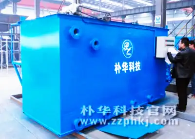 Buried sewage treatment equipment
